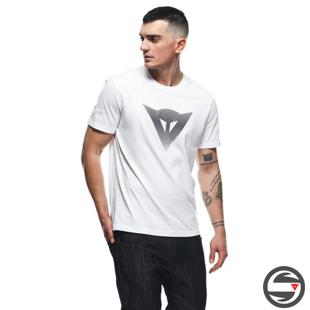 T-SHIRT DAINESE T-SHIRT LOGO 601 WHITE BLACK
