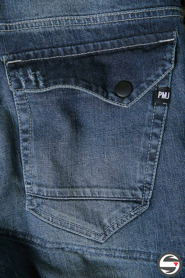 VEGM13 JEANS TWARON VEGAS MAN (AAA) MID BLUE