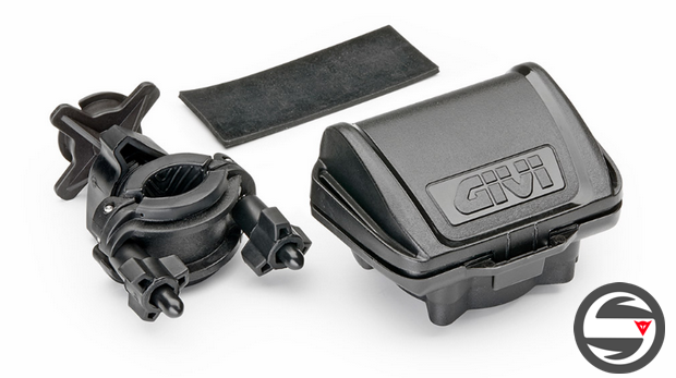 S604 PORTA TELEPASS UNIVERSALE DA MANUBRIO/TRAVERSINI/SPECCHIETTI