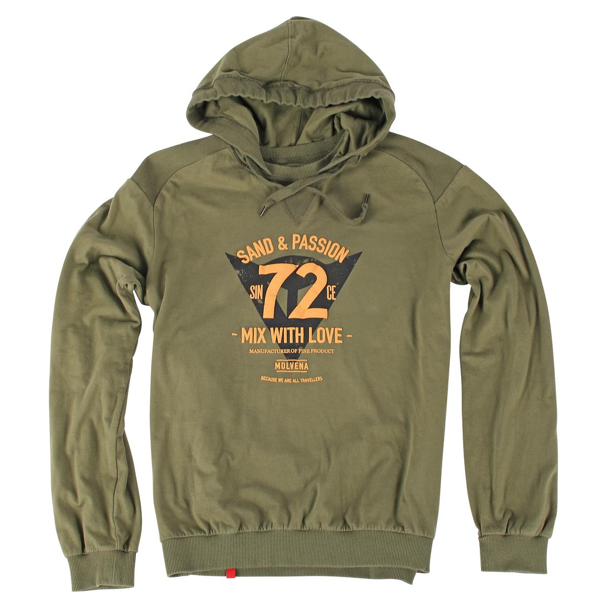 FELPA 72&PASSION ARMY-GREEN