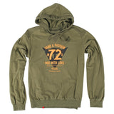 FELPA 72&PASSION ARMY-GREEN