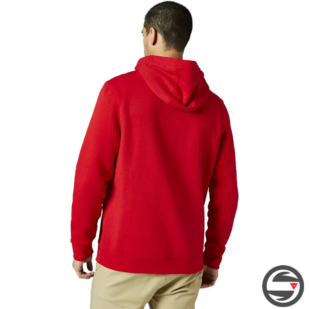 28654-122 FOX PINNACLE PULLOVER FLEECE FLAME RED