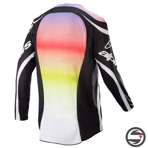 3761523 RACER SEMI JERSEY 1152 BLACK MULTICOLOR