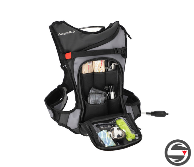 SENTER BACKPACK 2 LT. ACERBIS 319 BLACK GREY