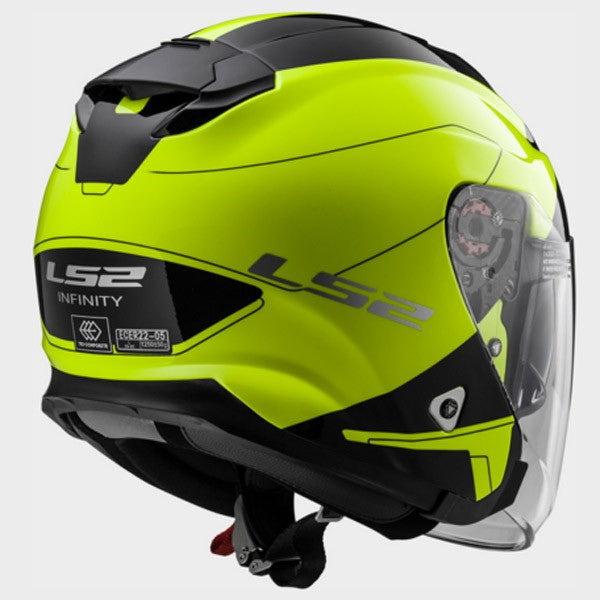 OF521 INFINITY BEYOND JET HELMET YELLOW