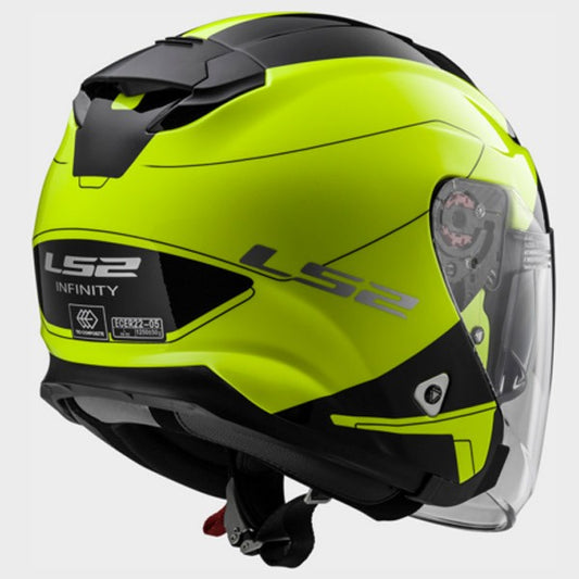 OF521 INFINITY BEYOND JET HELMET YELLOW