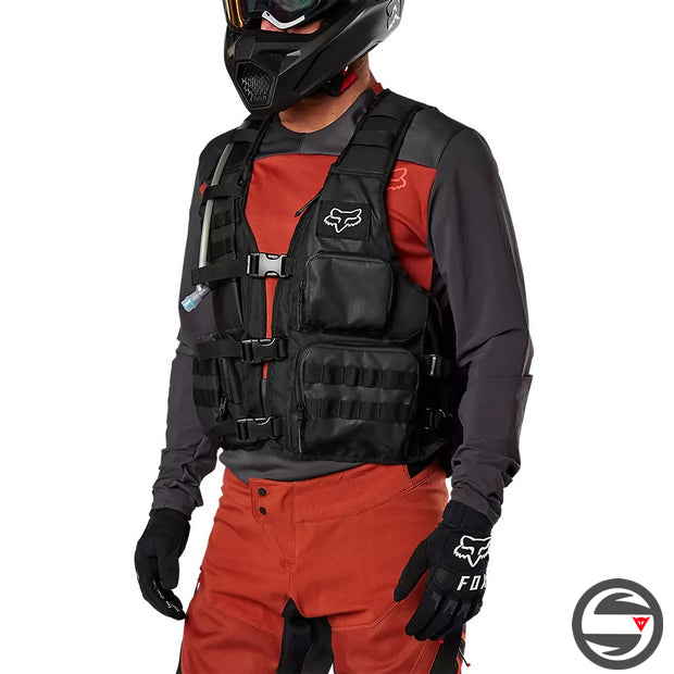 29705-001 GILET LEGION TAC VEST FOX BLACK HYDRAPAK 2 LT.