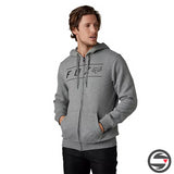 28651-185 PINNACLE ZIP FLEECE HEATHER GRAPHITE