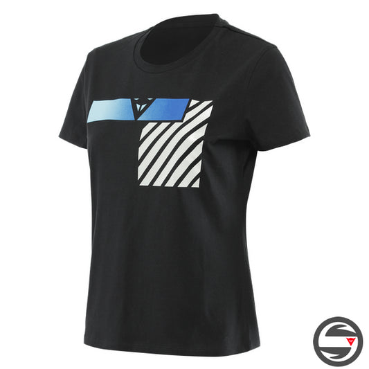 T-SHIRT ILLUSION LADY T-SHIRT 40G BLACK GRAY AQUA-GREEN