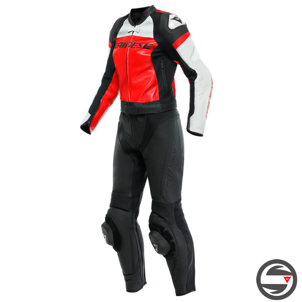 MIRAGE LADY 2PC SUIT A77 BLACK LAVA-RED WHITE