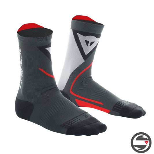 THERMO MID SOCKS 606 BLACK RED DAINESE