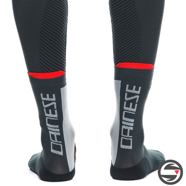 THERMO MID SOCKS 606 BLACK RED DAINESE