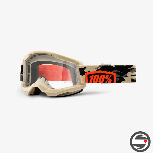 100% STRATA 2 KOMBAT LENTE CLEAR