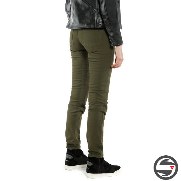 CASUAL SLIM LADY TEX PANTS 118 OLIVE DAINESE