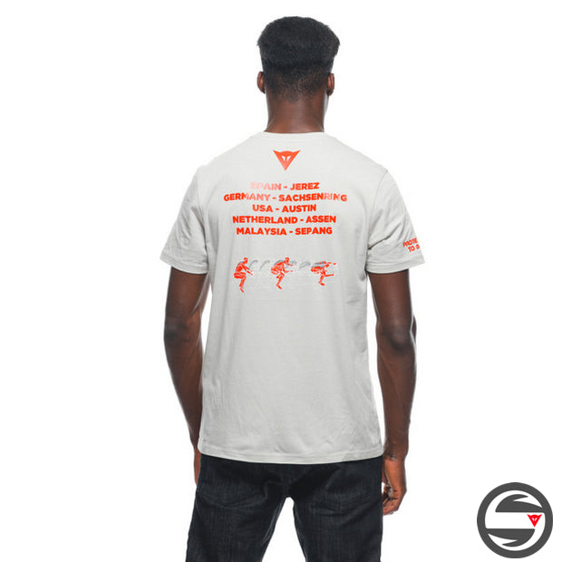 T-SHIRT RACING 78H LIGHT-GRAY RED