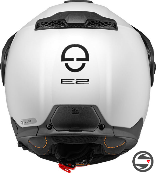 E2 GLOSSY WHITE SCHUBERTH ECE 22.06