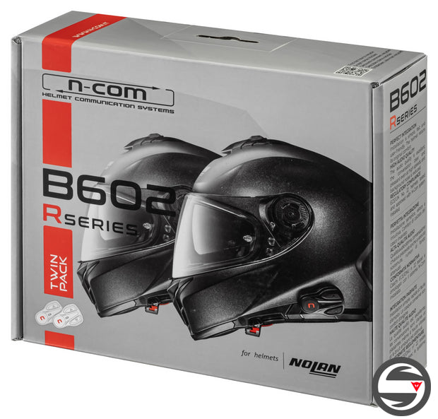 N-COM B602 R TWIN PACK NOLAN N100-5/PLUS N90-3 N80-8/N70-2 GT/X N40-5/GT