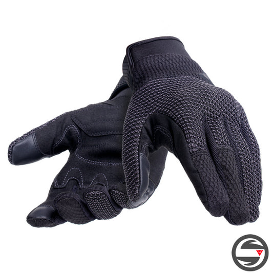 TORINO WOMAN GLOVES 604 BLACK ANTHRACITE