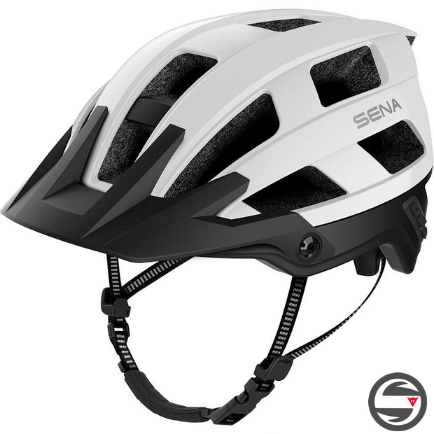 M1 SMART MTB HELMET SENA MATT WHITE