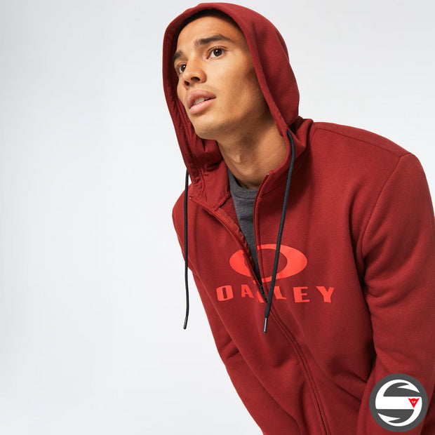 OAKLEY BARK FZ HOODIE 2.0 80U IRON RED