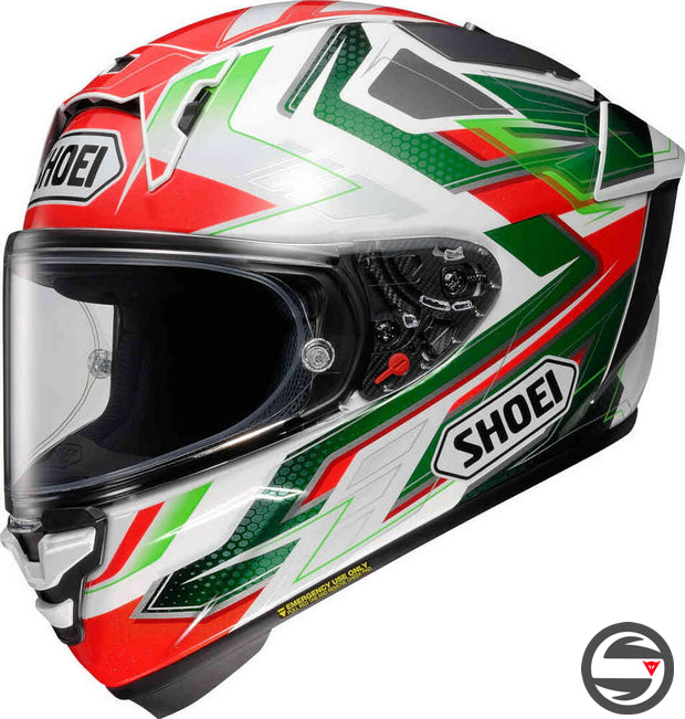 X-SPR PRO ESCALATE TC-4 WHITE GREEN RED ITALY ECE 22.06