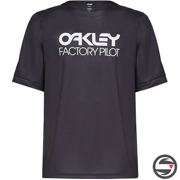 OAKLEY FACTORY PILOT MTB SS JERSEY 2 02E BLACK