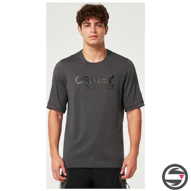 OAKLEY FACTORY PILOT MTB SS JERSEY 2 25N GREY UNIFORM