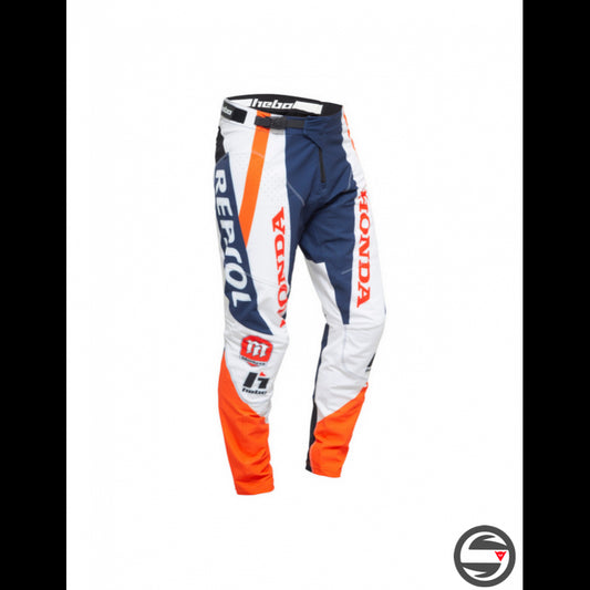 HE3168 PANT TRIAL TECH MONTESA TEAM REPSOL ORANGE BLUE