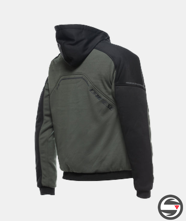 DAEMON-X SAFETY HOODIE FULL ZIP 731 GREEN/BLACK