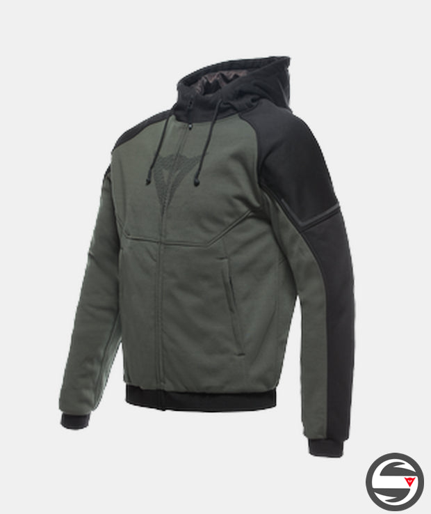 DAEMON-X SAFETY HOODIE FULL ZIP 731 GREEN/BLACK