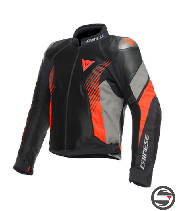 SUPER RIDER 2 ABSOL. JACKET 851 BLACK/DARK-GULL-GRAY/FLUO-RED