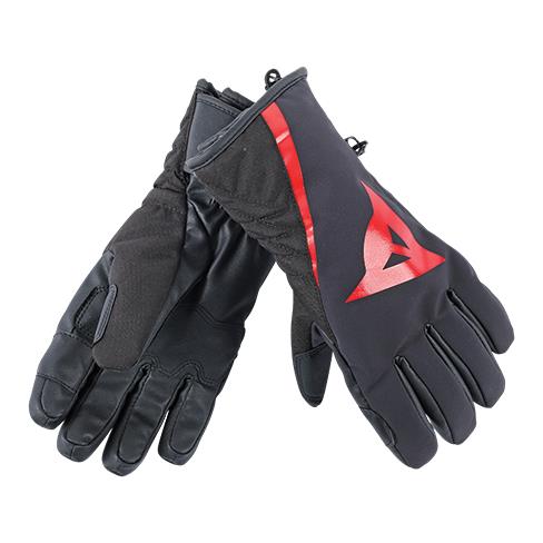 JR RACE 13 GLOVE BLACK FIRE-RED