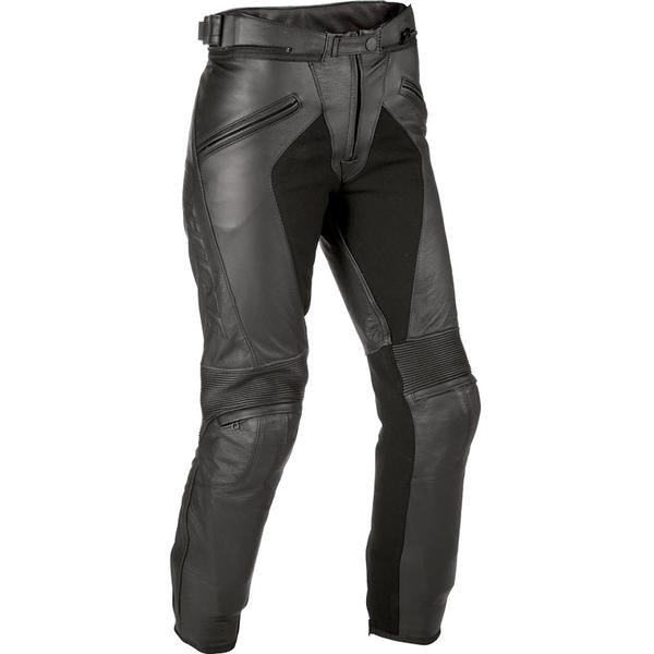 PONY C2 LADY LEATHER PANTS BLACK