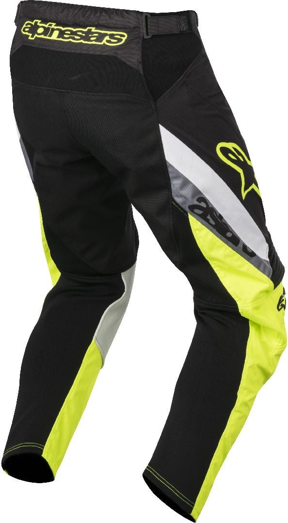 ALPINES. RACER SUPERMATIC PANTS 1511 BLACK YELLOW
