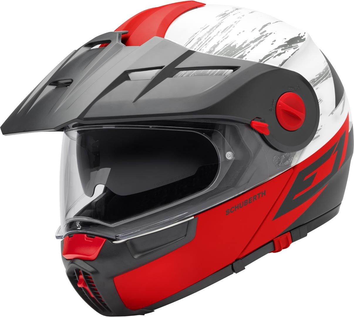 ENDURO HELMET E1 CROSSFIRE RED
