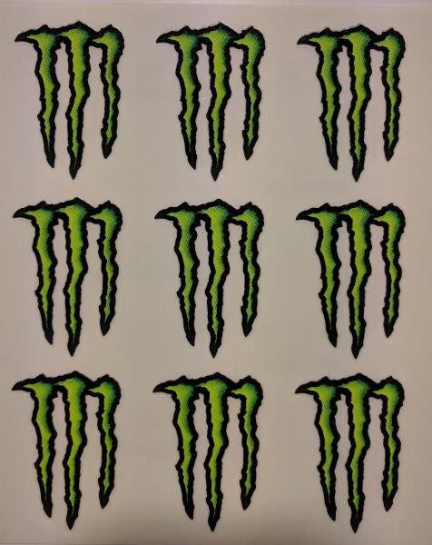 ADESIVI MONSTER 9 MEDI MM130X160 8250