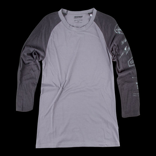T-SHIRT THUNDER72 3/4 629 GREY BLACK
