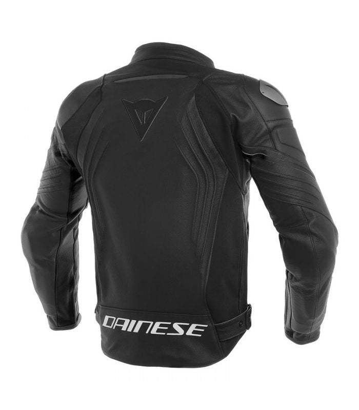 RACING 3 LEATHER JACKET 691 BLACK BLACK