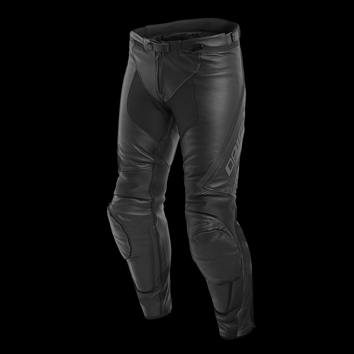 ASSEN LEATHER PANTS 604 BLACK ANTHRACITE