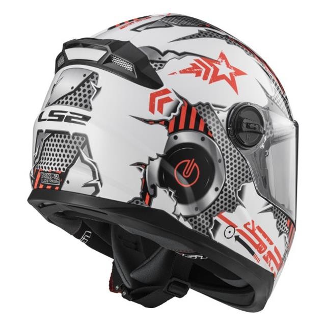 FF392 JUNIOR MACHINE WHITE RED