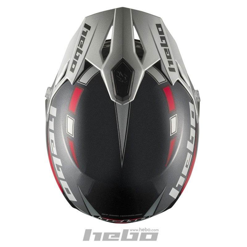 HC1115 HEBO TRIAL ZONE 5 LIKE GREY BLACK RED