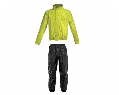RAIN SUIT LOGO 318 NERO GIALLO