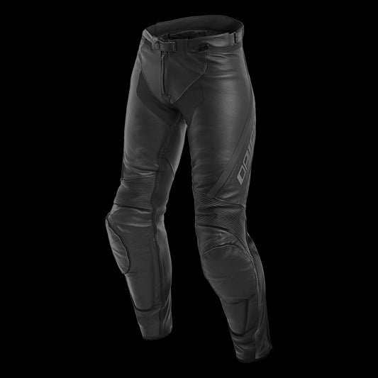 ASSEN LADY LEATHER PANTS 604 BLACK ANTHRACITE