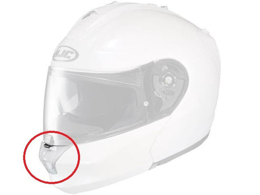 PRESA ARIA MENTONIERA BIANCA HJC PER RPHA MAX