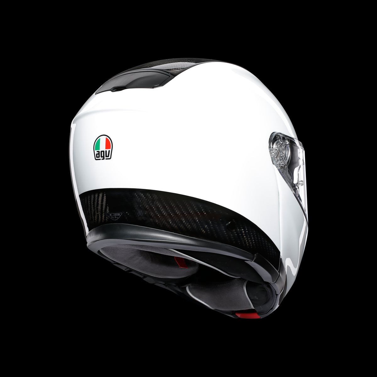 SPORTMODULAR AGV SOLID PLK 004 CARBON WHITE