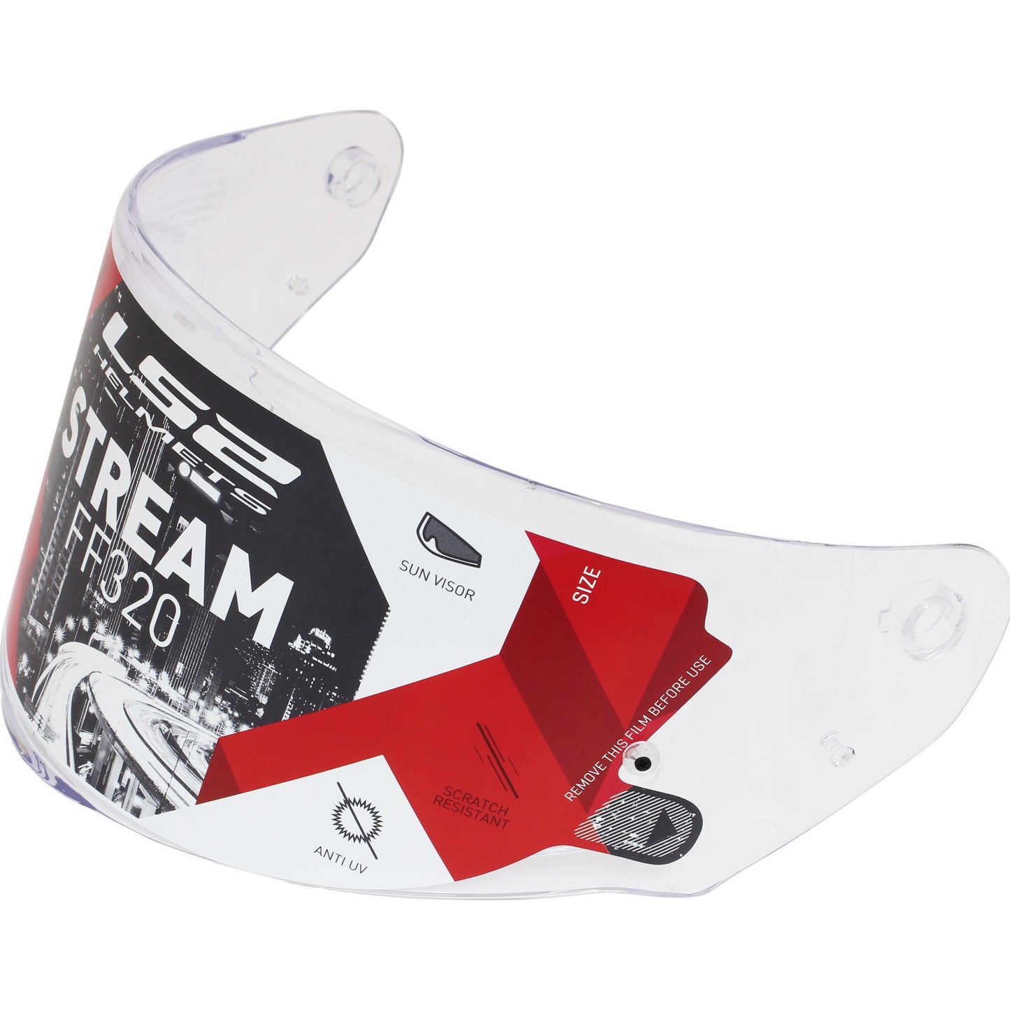 LS2 VISOR CLEAR FF320/FF353
