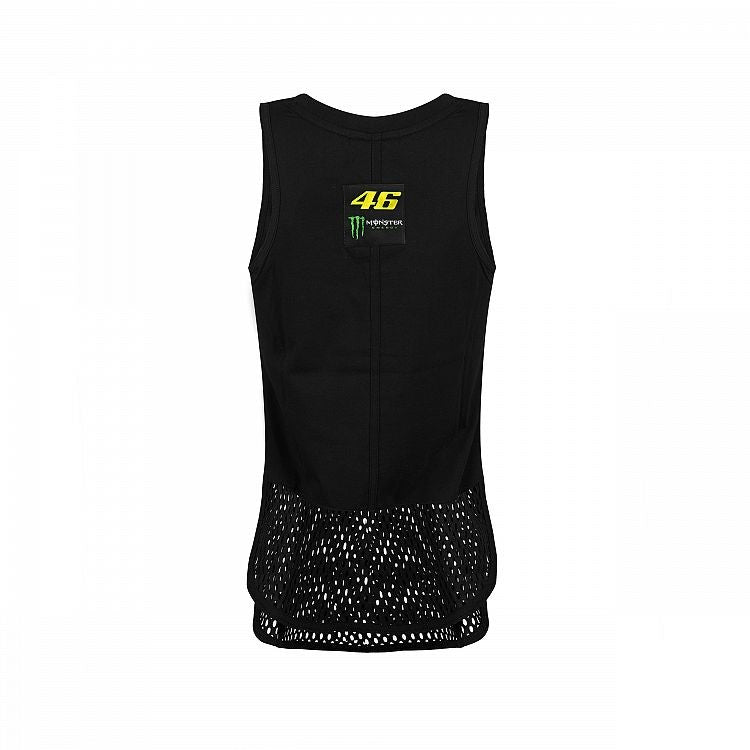 MOWTT316504 TANK TOP WOMAN VR46 MONSTER BLACK