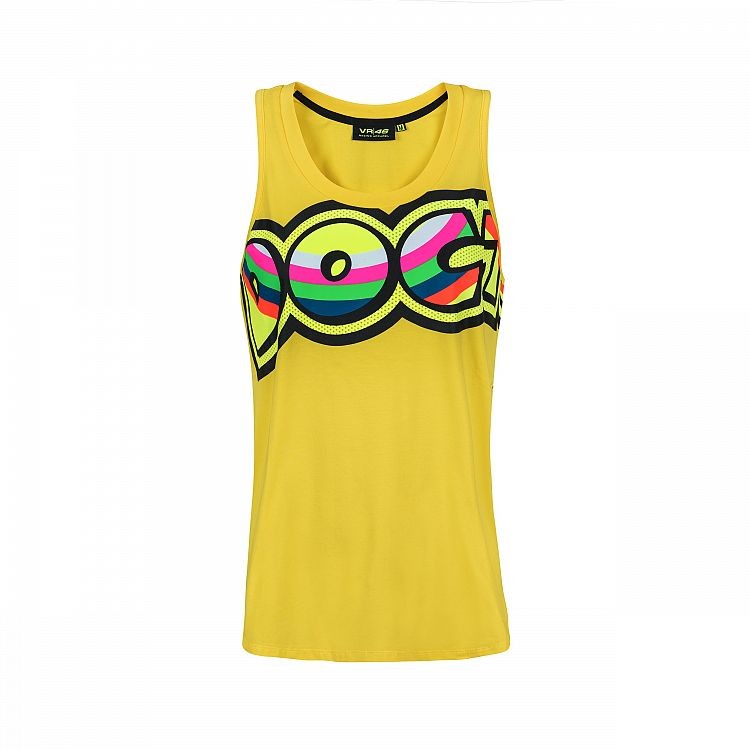 VRWTT307401 TANK TOP YELLOW WOMAN THE DOCTOR