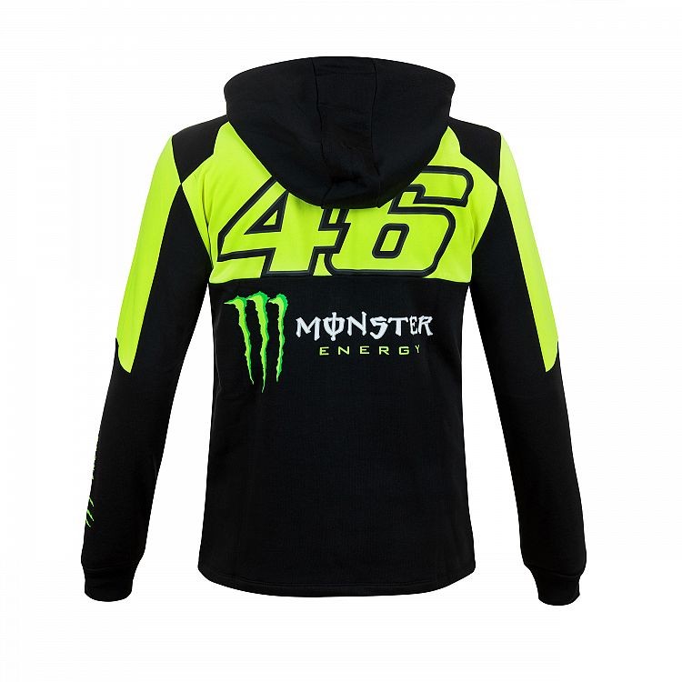 MOMFL316128 FLEECE HOODIE MAN VR46 YELLOW BLACK