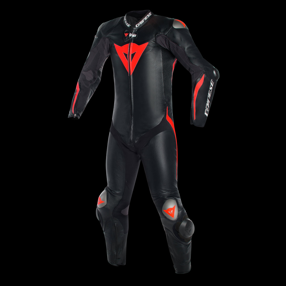 MUGELLO R D-AIR 1PC PERF. SUIT P75 BLACK FLUO-RED